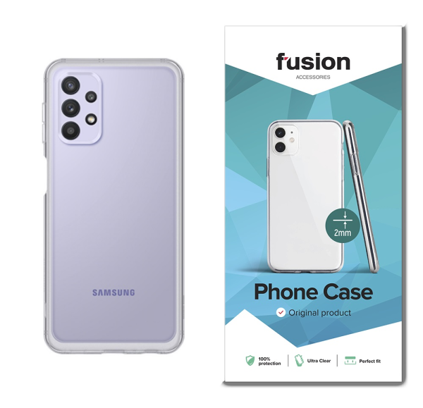 Fusion ultra clear series 2 mm силиконовый чехол для Samsung A325 Galaxy A32 4G прозрачный (EU Blister)