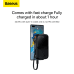 Powerbank Baseus Qpow PRO with cable, 10000mAh, 22.5W (Black)