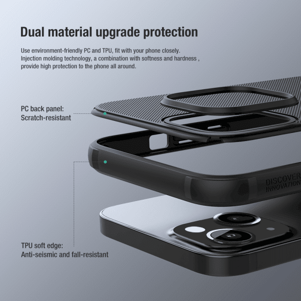 Обложка книги «Nillkin Super Frosted PRO Back Cover for iPhone 13 Mini Black (Without Logo Cutout)»