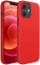 Fusion Elegance Fibre Прочный Силиконовый чехол для Apple iPhone 12 Pro Max Красный