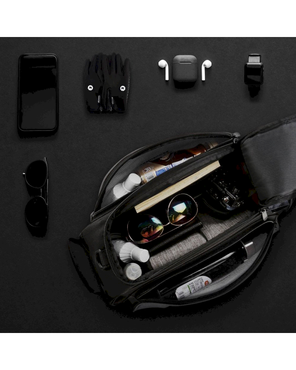 Дополнительное изображение книги «Wozinsky Bicycle Bike Pannier Bag Rear Trunk Bag with Shoulder Strap 13L black (WBB1BK)»