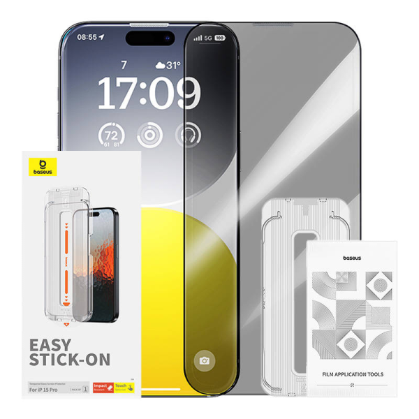 Sapphire Tempered Glass Baseus 0,3 мм для iPhone 15 Pro
