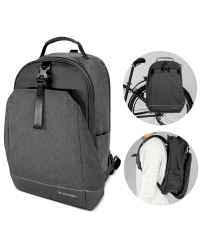 Wozinsky bicycle trunk bag backpack 2in1 40l black (WBB33BK)