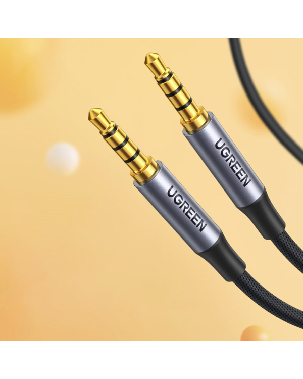 Ugreen cable AUX mini jack 3.5mm cable (male) - 3.5mm mini jack (male) 2m black (AV183)