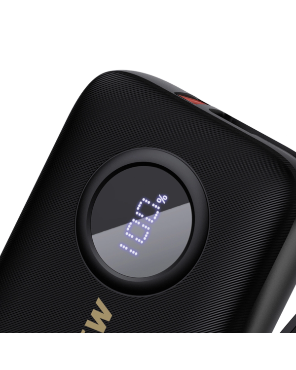 Дополнительное изображение книги «Dudao K14 10000mAh power bank с кабелем USB-C | Lightning - черный»