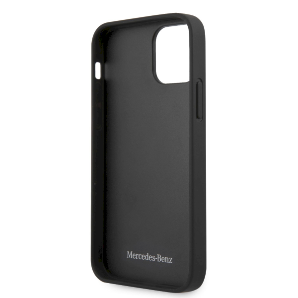 Обложка книги «MEHCP12LMBLBK Mercedes Leather Meshed Effect Hard Case for iPhone 12 Pro Max 6.7 Black»
