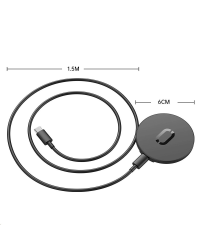 Joyroom JR-A28 15W Ultra-thin Magnetic Wireless Fast Charger Black