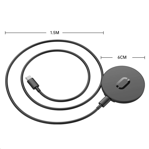 Обложка книги «Joyroom JR-A28 15W Ultra-thin Magnetic Wireless Fast Charger Black»