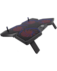 Охлаждающая подставка GamerPro CP575 для ноутбуков 17 дюймов, черная