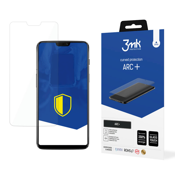 Обложка книги «OnePlus 6 - 3mk ARC+ screen protector»