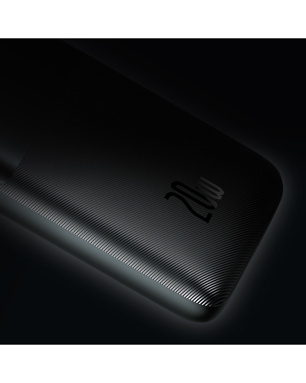 Powerbank Baseus Bipow Pro 10000mAh, 2xUSB, USB-C, 20W (black)