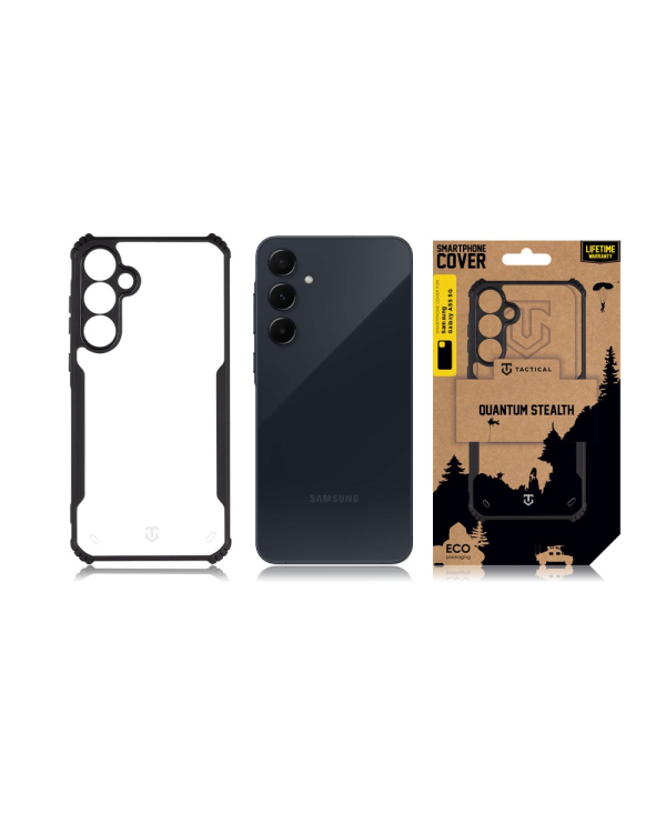 Дополнительное изображение книги «Tactical Quantum Stealth Cover for Samsung Galaxy A55 5G Clear|Black»