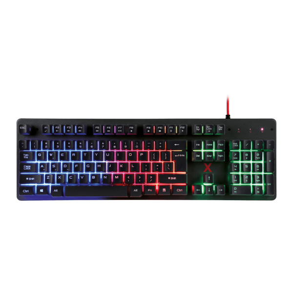 Обложка книги «Maxlife Gaming MXGK-200 keyboard US QWERTY 1,8 m black»