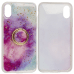 Fusion Marble Ring Back Case Силиконовый чехол для Apple iPhone 12 / 12 Pro Фиолетовый - Синий