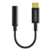 Choetech AUX003 Переходник с USB-C на 3,5-мм аудиоразъем | черный
