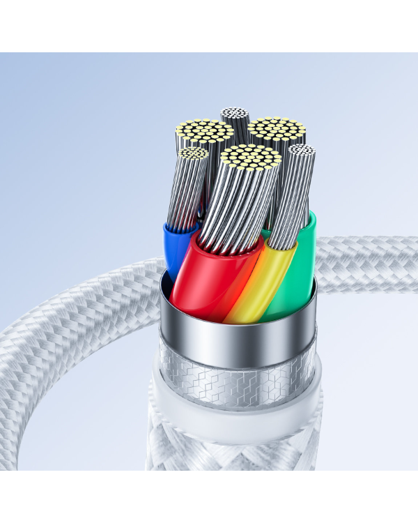Кабель Joyroom USB - Lightning 2.4A Surpass Series 3 м белый (S-UL012A11)
