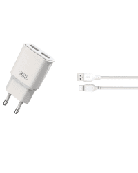 Зарядное устройство XO L92С | 12 Вт | 2,4 А + кабель USB-C 1 м белый