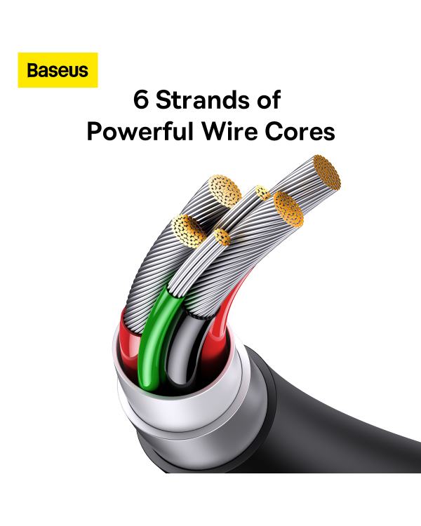 Baseus Superior Series Cable USB to USB-C, 65W, PD, 2m (black)