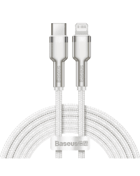 USB-C cable for Lightning Baseus Cafule, PD, 20W, 2m (white)
