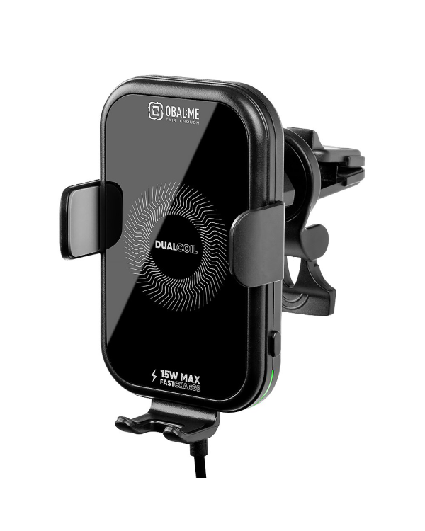 OBAL:ME GravCharger Беспроводной зарядный автомобильный держатель 15 Вт Черный