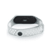 Fusion dots ремешок для часов Xiaomi Mi Band 5 / Mi Band 6 серый - белый