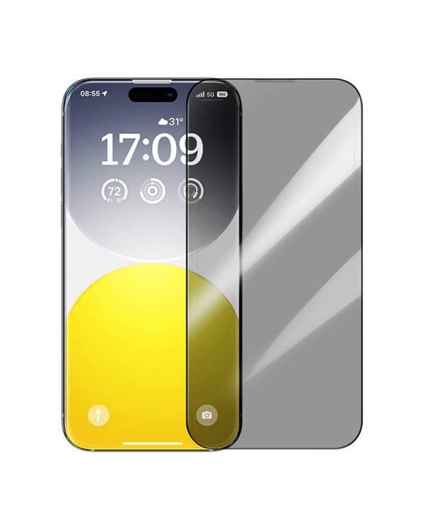 Privacy Protection Tempered Glass Baseus Diamond  iPhone 15