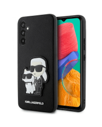 Karl Lagerfeld KLHCA54SANKCPK A54 5G A546 hardcase czarny|black Saffiano Karl & Choupette