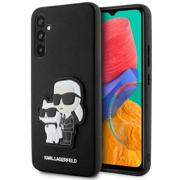 Обложка книги «Karl Lagerfeld KLHCA54SANKCPK A54 5G A546 hardcase czarny|black Saffiano Karl & Choupette»