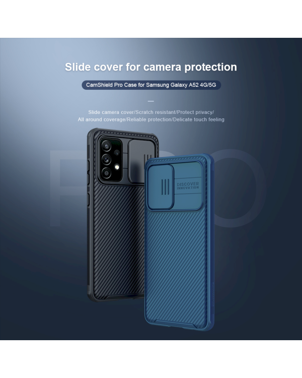 Nillkin CamShield Pro Hard Case for Samsung Galaxy A52/A52 5G/A52s 5G Black