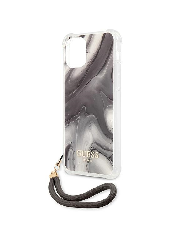 Guess GUHCP12SKSMAGR iPhone 12 mini 5,4" szary|grey hardcase Marble Collection
