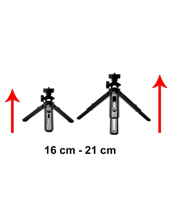 Mini Tripod with phone holder mount selfie stick camera GoPro holder black