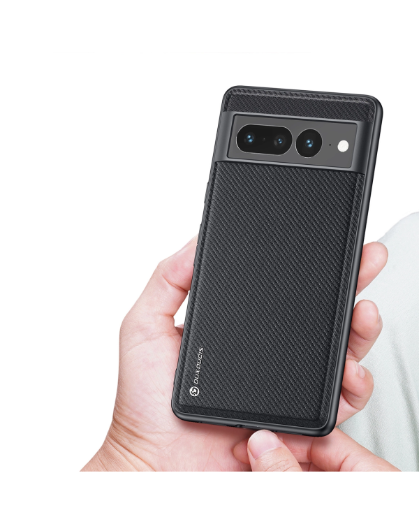 Чехол Dux Ducis Fino для Google Pixel 7 Pro с силиконовой рамкой черный