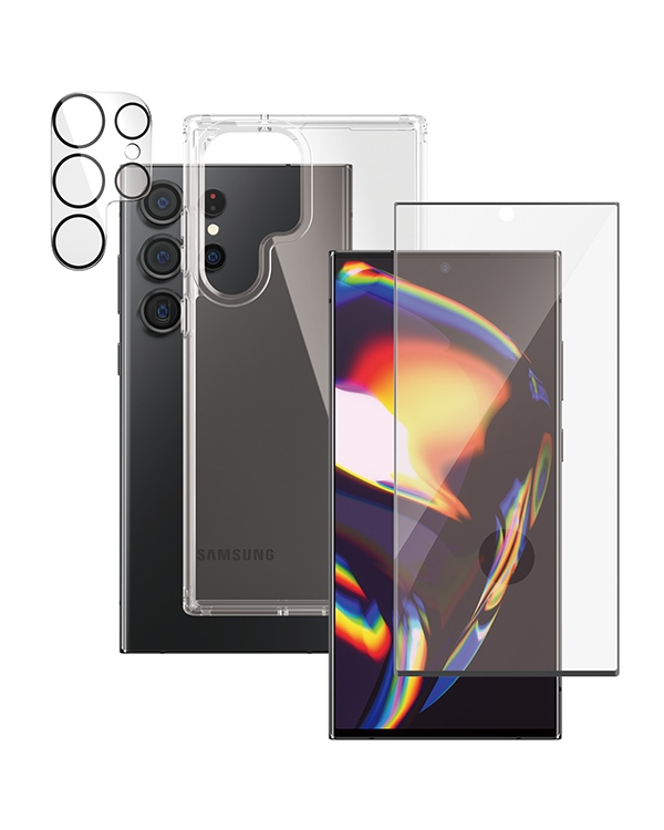 PanzerGlass Bundle 3in1 Sam S23 Ultra S918 Hardcase + Screen Protector + Camera Lens 0435+7317