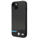 Etui BMW BMHCP14M22NBCK iPhone 14 Plus | 15 Plus 6,7" czarny|black Leather Carbon