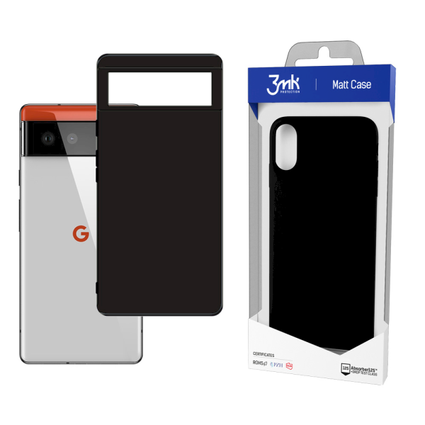 Обложка книги «Google Pixel 6 5G - 3mk Matt Case black»