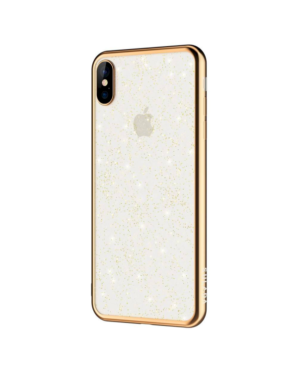 Sulada glitter case прочный силиконовый чехол для Apple iPhone 12 / 12 Pro золотой