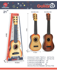 Классическая гитара темно-коричневая