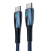 USB-C cable for USB-C Baseus Glimmer Series, 100W, 2m (Blue)