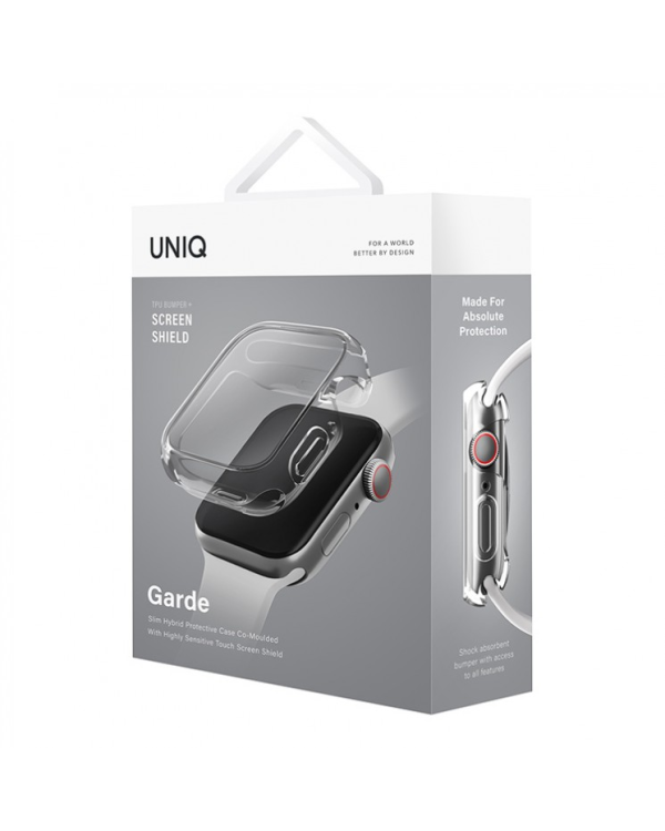 Uniq Garde Case for Apple Watch 41mm, Transparent