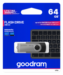 Обложка книги «Goodram UTS3 USB 3.0 64GB Black»