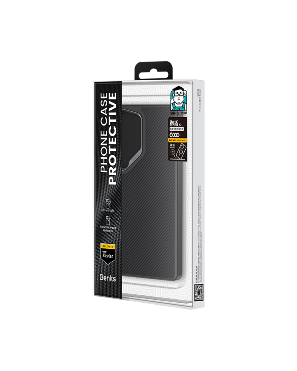 Дополнительное изображение книги «Benks Magnetic Armor Pro Kevlar Case 600D (A045) for Samsung Galaxy S25 Ultra black»