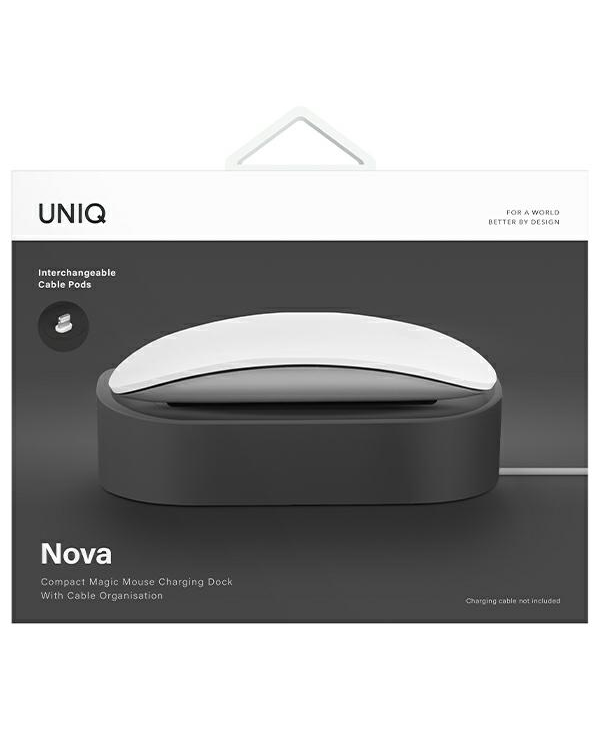 Док-станция UNIQ Nova Magic Mouse темно-серая|темно-серая