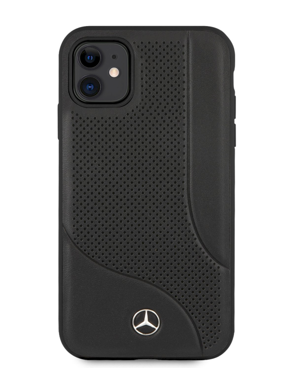 Обложка книги «MEHCN61CDOBK Mercedes Perforated Leather Hard Case for iPhone 11 Black»