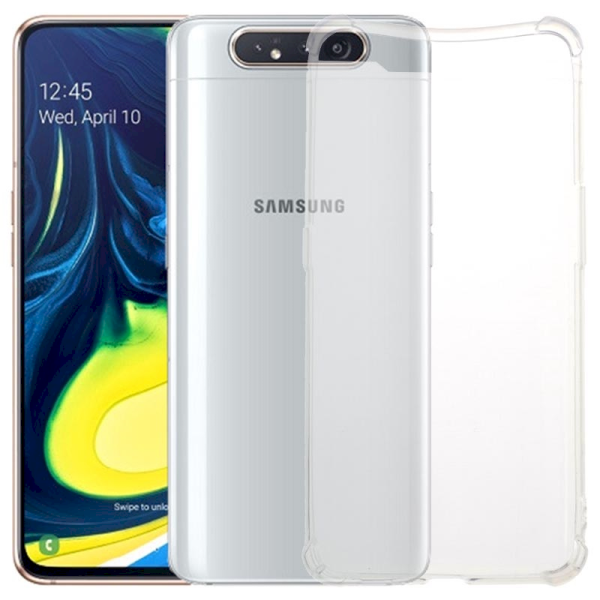 Fusion Ultra Back Case 0.3 mm Прочный Силиконовый чехол для Samsung A805 Galaxy A80 Прозрачный
