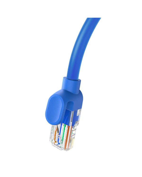Круглый кабель Baseus Ethernet RJ45, Cat.6, 0,5 м (синий)
