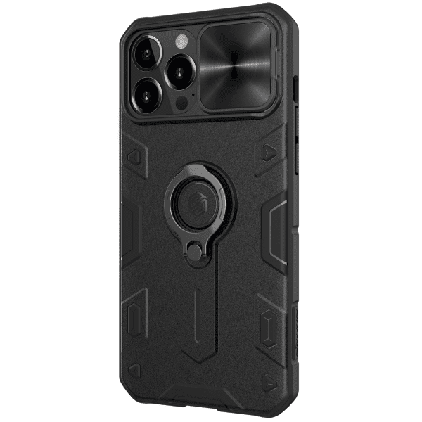 Обложка книги «Nillkin CamShield Armor Hard Case for iPhone 13 Pro Max Black (without logocut)»