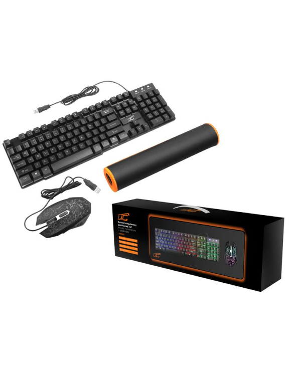 Игровой набор LTC LXKM203 3 в 1 Мышь | Клавиатура | Коврик