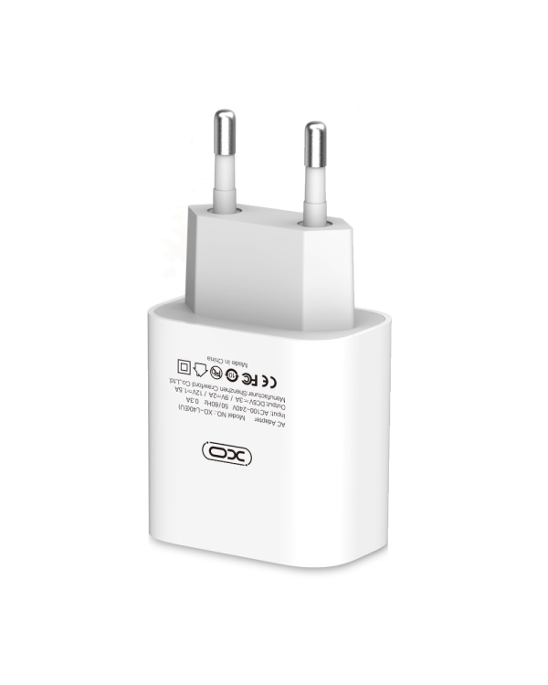 XO wall charger L40 PD 18W 1x USB-C white