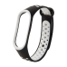 Fusion dots ремешок для часов Xiaomi Mi Band 3 / Mi Band 4 черный - белый