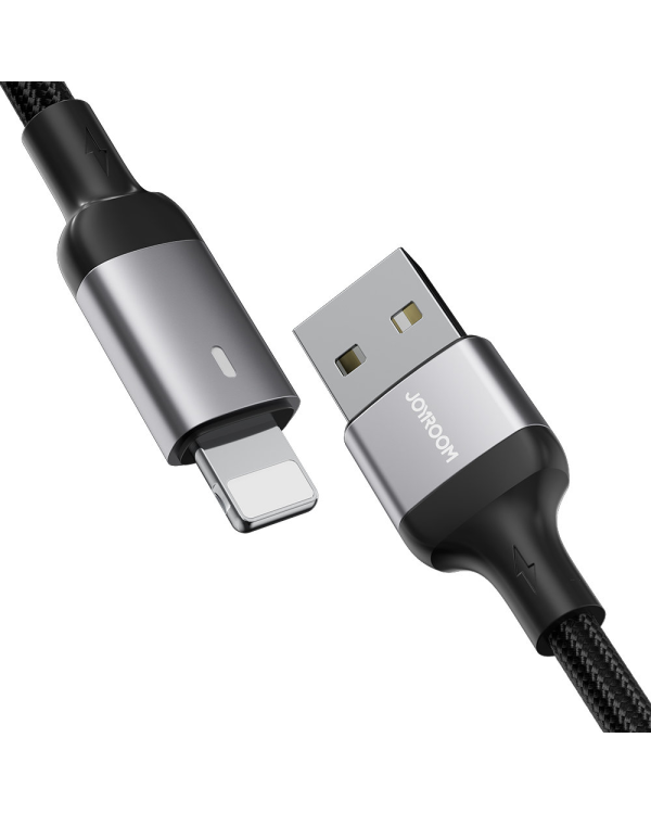 Дополнительное изображение книги «Joyroom USB - Lightning 2.4A A10 Series кабель 2 м черный (S-UL012A10)»